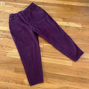 Vintage Cherokee Dark Purple Heavyweight Soft Denim Pants - 18P (33x27)